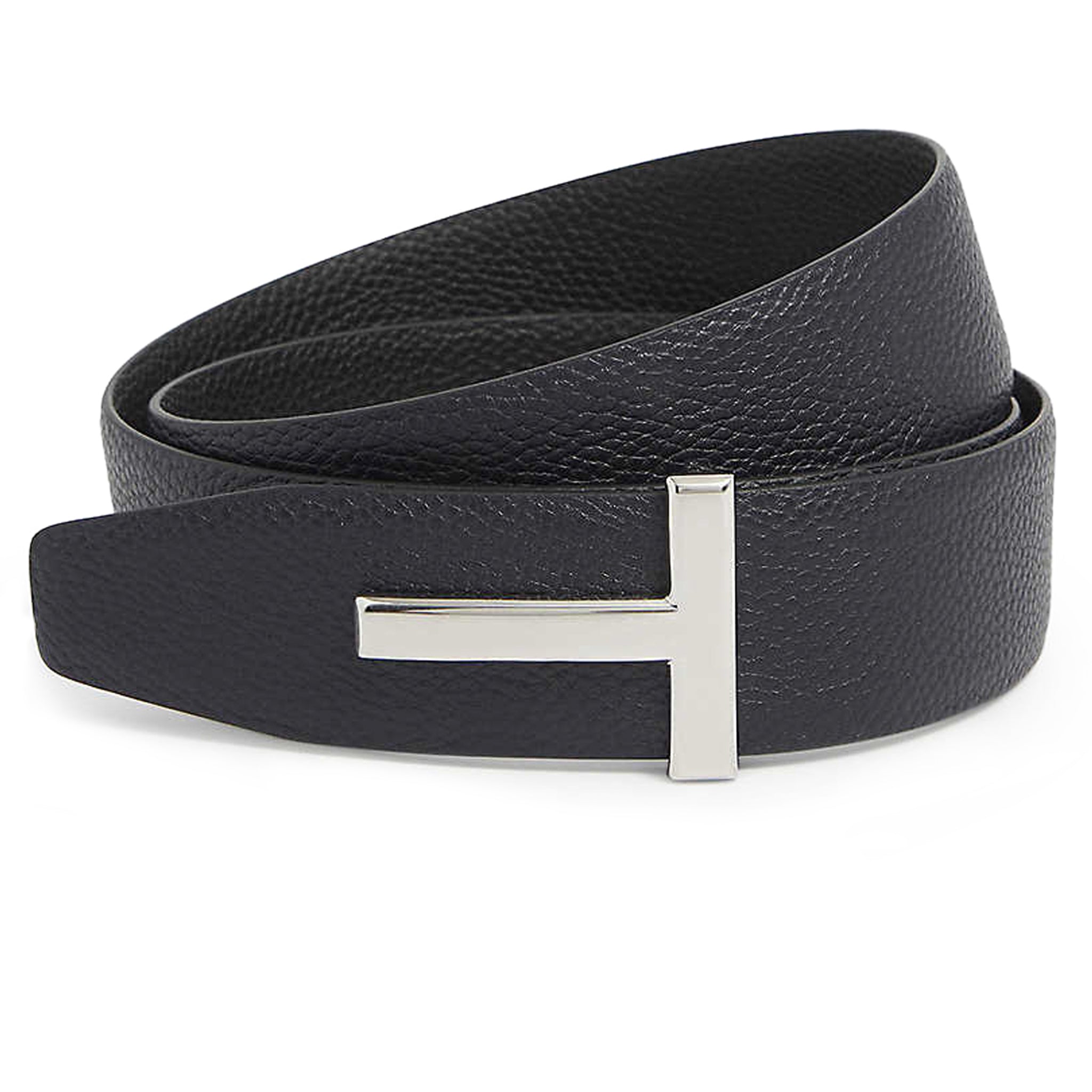 Image of Tom Ford Reversible T Logo Belt